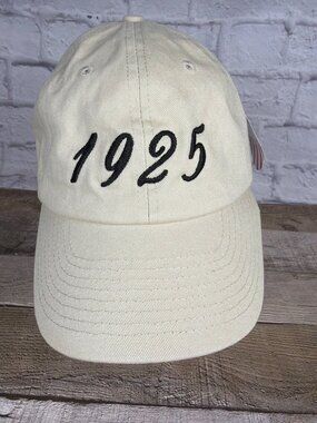Tauck 100th Anniversary Baseball Cap Bayside Made USA Beige Cotton Travel Hat OS